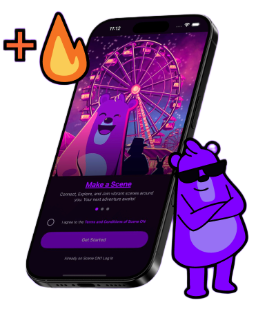 SceneON app - Make friends near me, discover local events and hangouts
